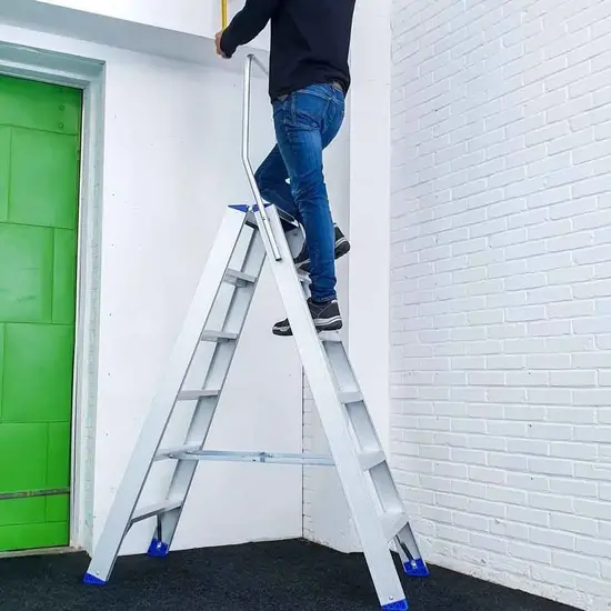 Eurostairs Eurostairs dubbele trapladder 2x6 treden STXD-6