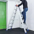 Eurostairs Eurostairs dubbele trapladder 2x7 treden STXD-7