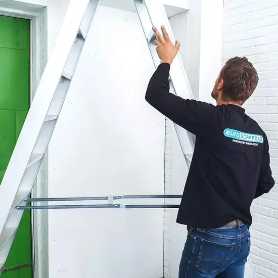 Eurostairs Eurostairs dubbele trapladder 2x10 treden STXD-10