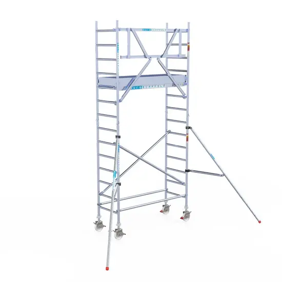 Euroscaffold Euroscaffold échafaudage roulant Original 75x190 - 5,2 m hauteur travail