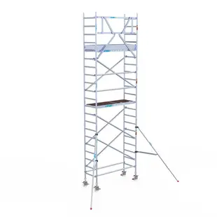 Euroscaffold échafaudage roulant Original 75x190 - 7,2 m hauteur travail