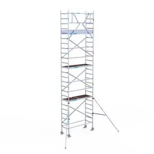 Euroscaffold échafaudage roulant Original 75x190 - 8,2 m hauteur travail