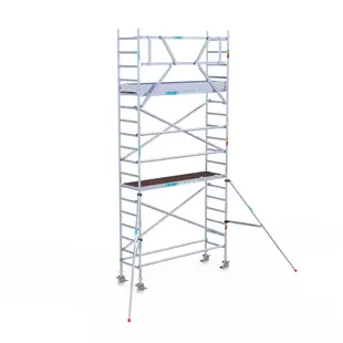 Euroscaffold échafaudage roulant Original 75x250 - 6,2 m hauteur travail
