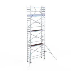 Euroscaffold échafaudage roulant Original 75x250 - 8,2 m hauteur travail