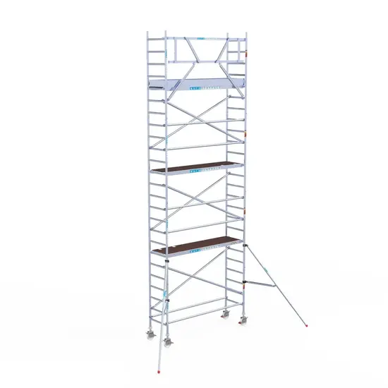 Euroscaffold Euroscaffold échafaudage roulant Original 75x250 - 8,2 m hauteur travail