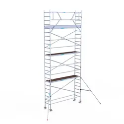 Euroscaffold échafaudage roulant Original 75x305 - 8,2 m hauteur travail