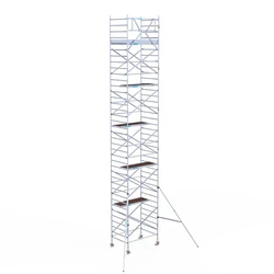 Euroscaffold PRO mobile scaffold tower 135x190 x 12.2 m working height