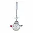 Euroscaffold Roue d'échafaudage 200 mm avec socle en acier 500 Kg nylon