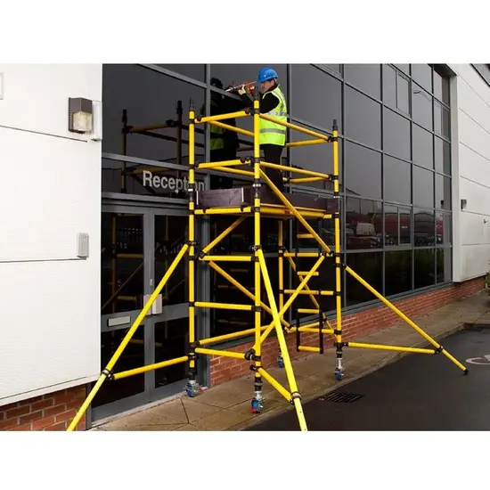 Genex Scaffolds Genex Prosafe échafaudage en fibre de verre 85x200 hauteur de travail 4 m