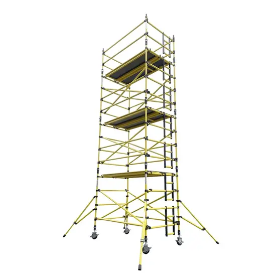Genex Scaffolds Genex Prosafe échafaudage en fibre de verre 145x250 hauteur travail 6 m