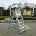 Solide Plate-forme de travail télescopique Solide PIR 7-10 marches