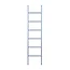 Eurostairs Eurostairs single aluminium ladder 6 rungs 175 cm
