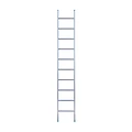 Eurostairs Eurostairs single aluminium ladder 10 rungs 275 cm