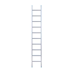 Eurostairs single aluminium ladder 10 rungs 275 cm