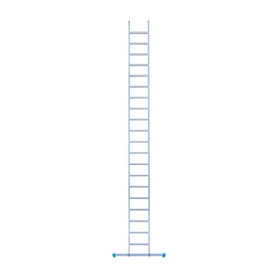 Eurostairs single aluminium ladder 20 rungs 525 cm