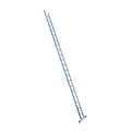 Eurostairs Eurostairs single aluminium ladder 20 rungs 525 cm