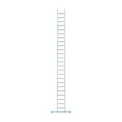 Eurostairs single aluminium ladder 24 rungs 625 cm