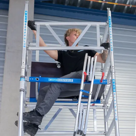 Euroscaffold EuroScaffold rolsteiger ONE 75x120 werkhoogte 4,20 m