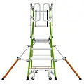 Little Giant Ladders Little Giant Safety Cage plateforme en fibre 4 marches