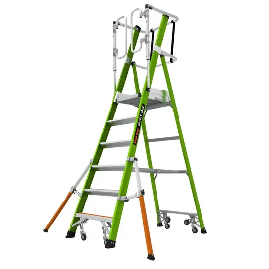 Little Giant Ladders Little Giant Safety Cage GRP Fibreglass podium 6 tread