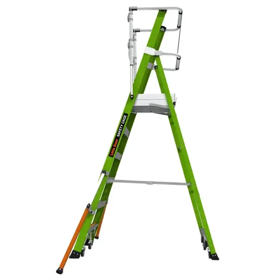 Little Giant Ladders Little Giant Safety Cage plateforme en fibre 6 marches