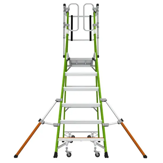 Little Giant Ladders Little Giant Safety Cage plateforme en fibre 6 marches