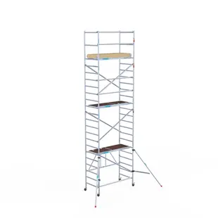 Euroscaffold échafaudage pliant 90x190 hauteur travail 7,5 m