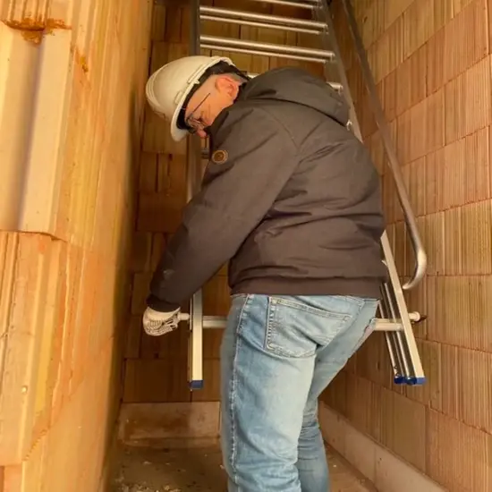 Solide Solide toegangsplatform voor bouwwerf 8-13 treden EAD0813