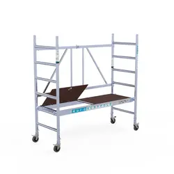 Euroscaffold folding scaffold platform with hatch
