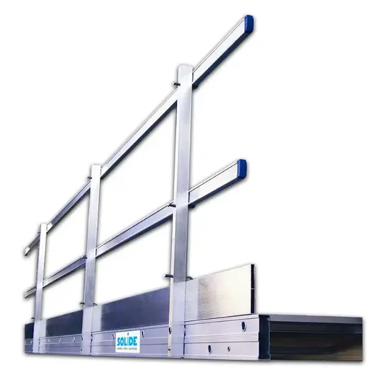 Solide Solide passerelle en aluminium 4,20 m