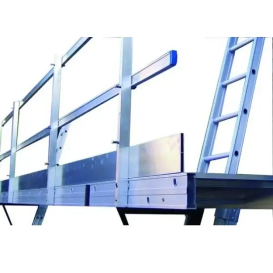 Solide Solide aluminium werkbrug loopbrug 8,20 m