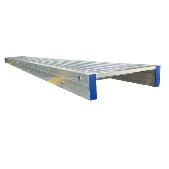 Solide Solide aluminium werkbrug loopbrug 8,20 m