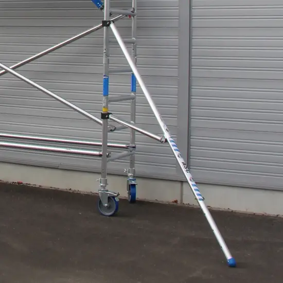 ASC ASC AGS Pro rolsteiger 75x305 5,2m werkhoogte voorloopleuning dubbel