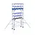 ASC ASC AGS Pro rolling scaffold 75x190 6.2m working height guardrail double-sided