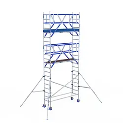 ASC AGS Pro rolling scaffold 75x190 7.2m working height guardrail double-sided