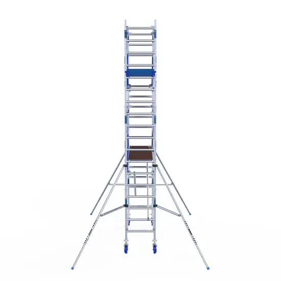 ASC ASC AGS Pro échafaudage roulant 75x250 6,2m HT garde-corps deux côtés