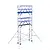 ASC ASC AGS Pro rolling scaffold 75x250 7.2m working height guardrail double-sided