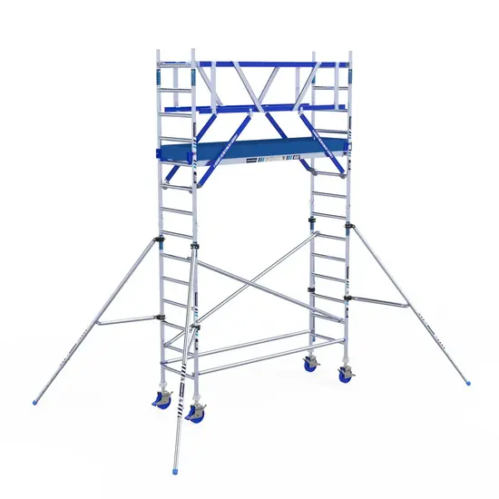 ASC ASC AGS Pro rolsteiger 75x305 5,2m werkhoogte voorloopleuning dubbel