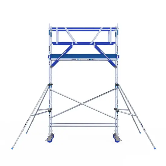 ASC ASC AGS Pro rolsteiger 75x305 5,2m werkhoogte voorloopleuning dubbel