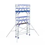 ASC ASC AGS Pro rolsteiger 75x305 6,2m werkhoogte voorloopleuning dubbel