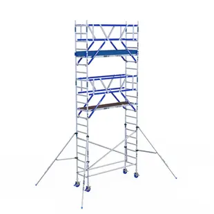 ASC AGS Pro rolsteiger 75x305 7,2m werkhoogte voorloopleuning dubbel
