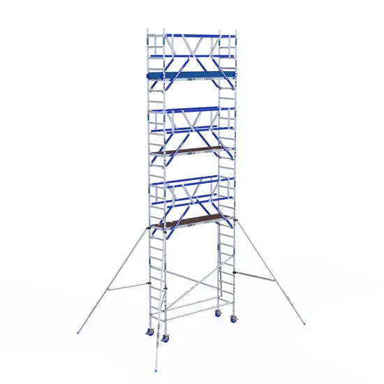 ASC ASC AGS Pro échafaudage roulant 75x305 9,2m HT garde-corps deux côtés