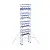 ASC ASC AGS Pro rolsteiger 75x305 10,2m werkhoogte voorloopleuning dubbel