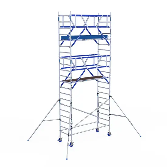 ASC ASC AGS Pro échafaudage roulant 90x250 7,2m HT garde-corps deux côtés