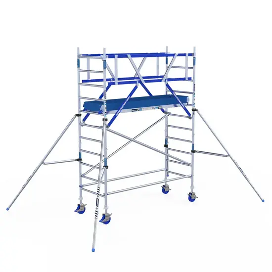 ASC ASC AGS Pro échafaudage roulant 90x305 4,2m HT garde-corps deux côtés