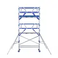 ASC ASC AGS Pro rolsteiger 90x305 6,2m werkhoogte voorloopleuning dubbel