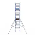 ASC ASC AGS Pro rolsteiger 90x305 6,2m werkhoogte voorloopleuning dubbel