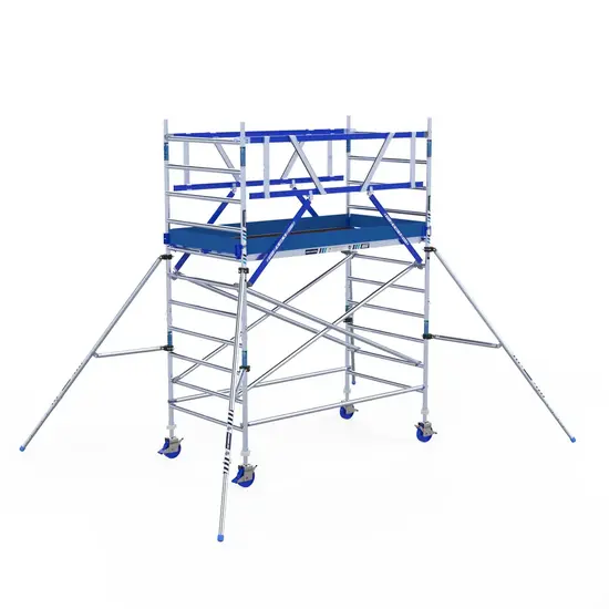 ASC ASC AGS Pro rolling scaffold 135x190 4.2m working height guardrail double-sided