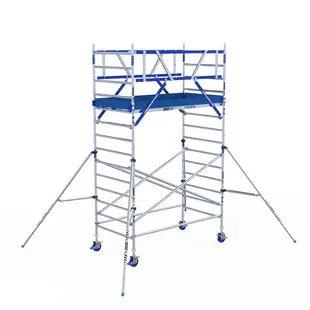 ASC AGS Pro échafaudage roulant 135x190 5,2m HT garde-corps deux côtés
