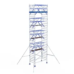 ASC AGS Pro échafaudage roulant 135x190 10,2m HT garde-corps deux côtés